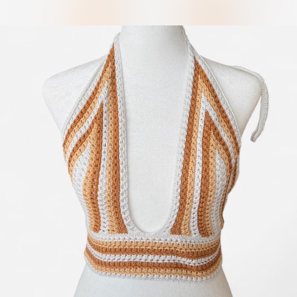 Crochet retro Halter Top